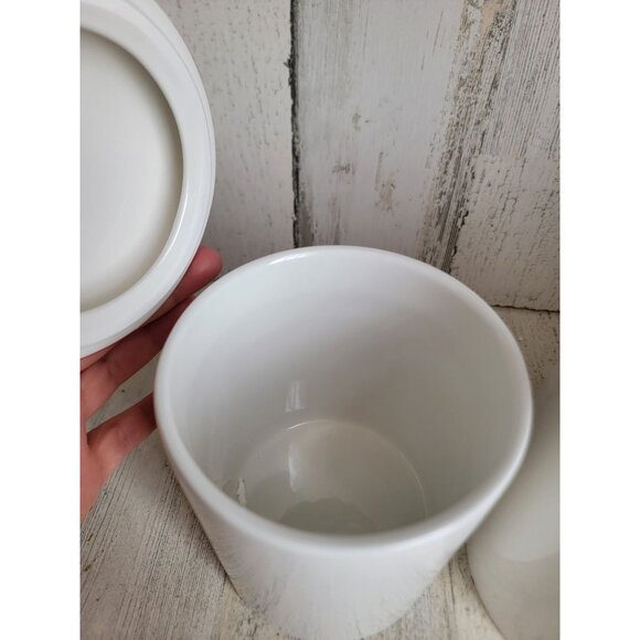 Hallmark seasons treatings candy jar peppermint Xmas set decor - Picture 7 of 8